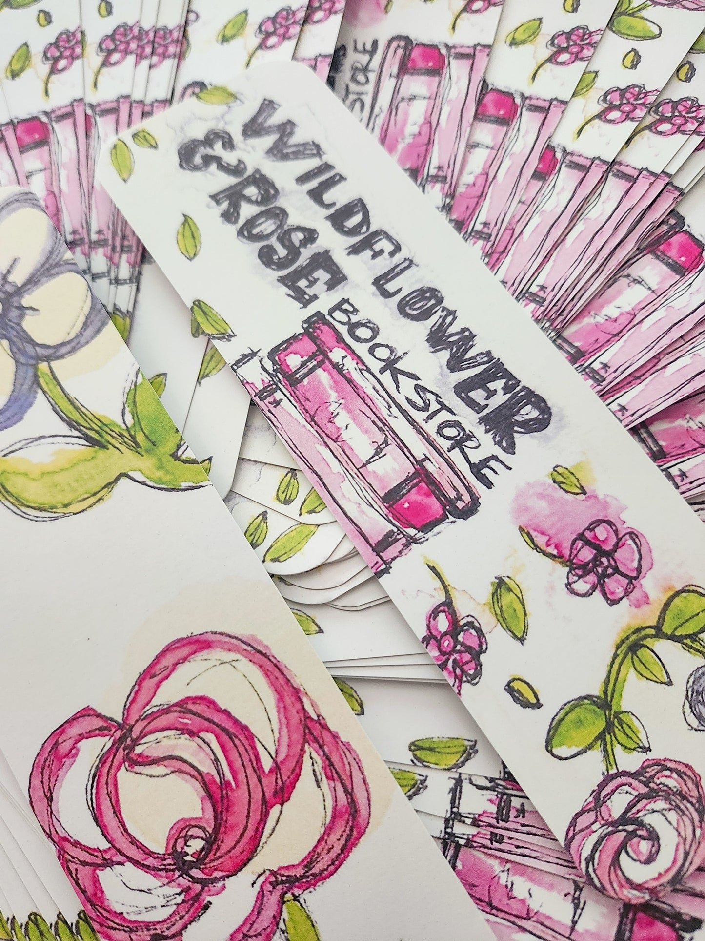 Watercolor Bookmark Print by Amanda Broyles Art