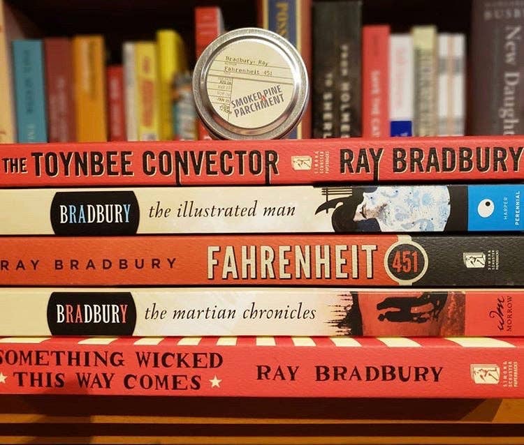 Mini Tin Book Candle