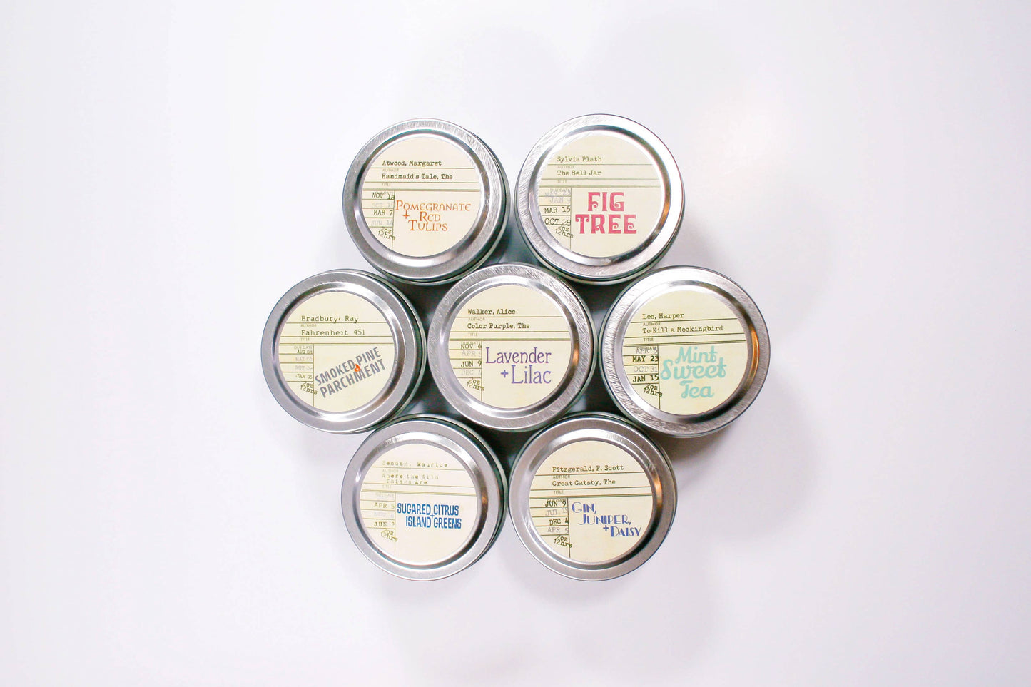 Mini Tin Book Candle