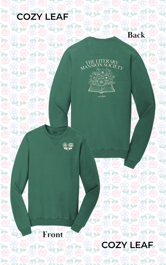 PRE-ORDER Crewneck Sweatshirt The Literary Mansion Society S-4XL