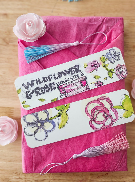 Watercolor Bookmark Print by Amanda Broyles Art