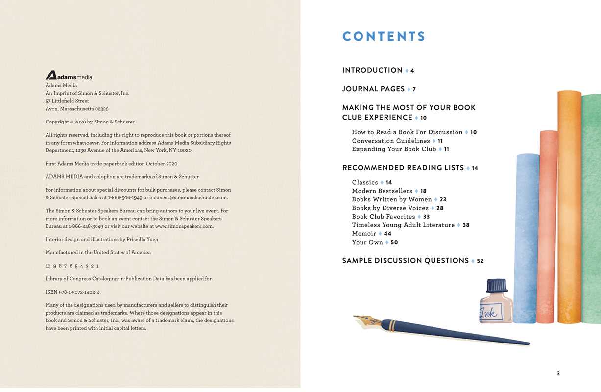 Book Club Journal by Adams Media
