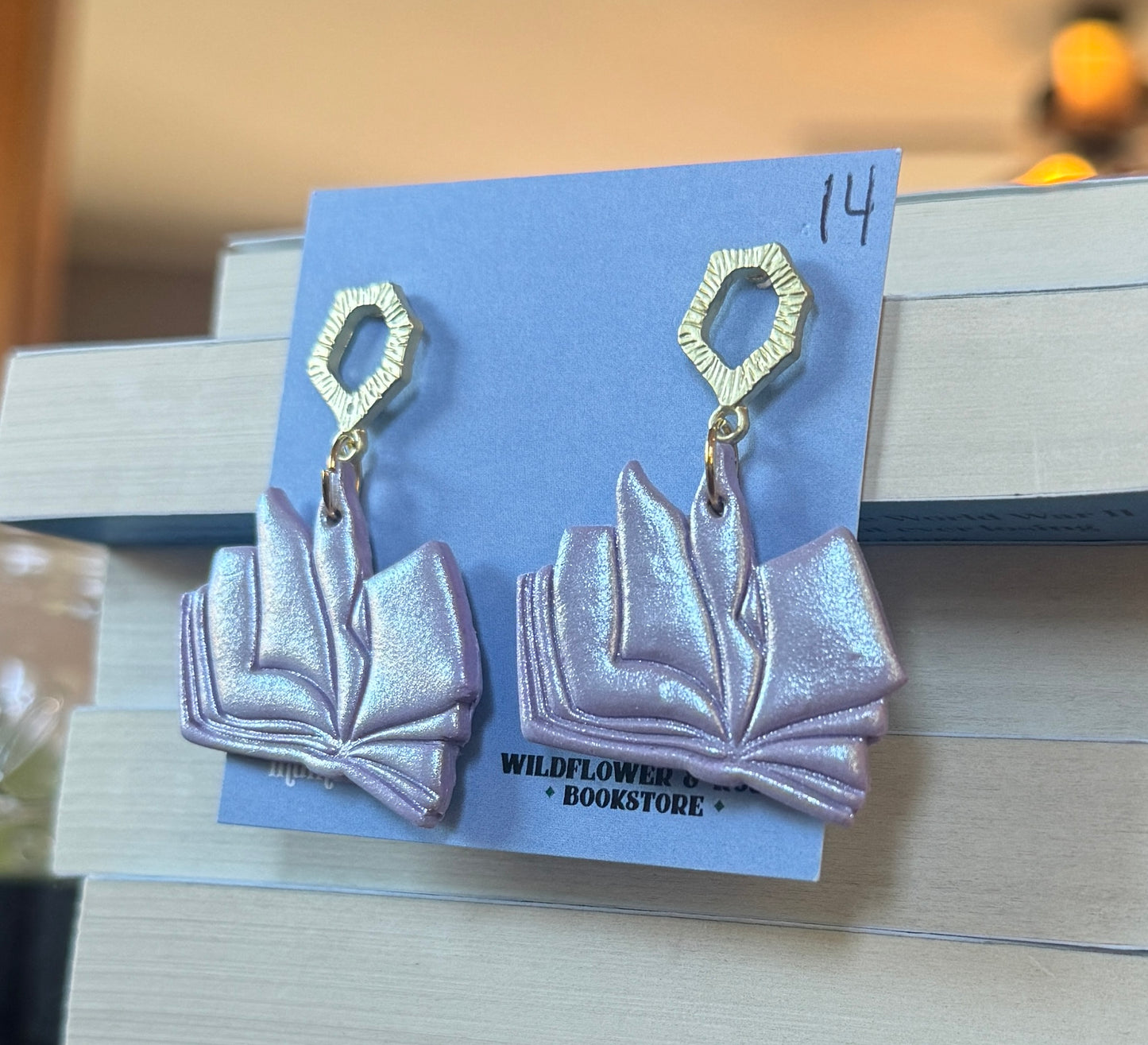 Open Book Earring Set by Main & Mulholland