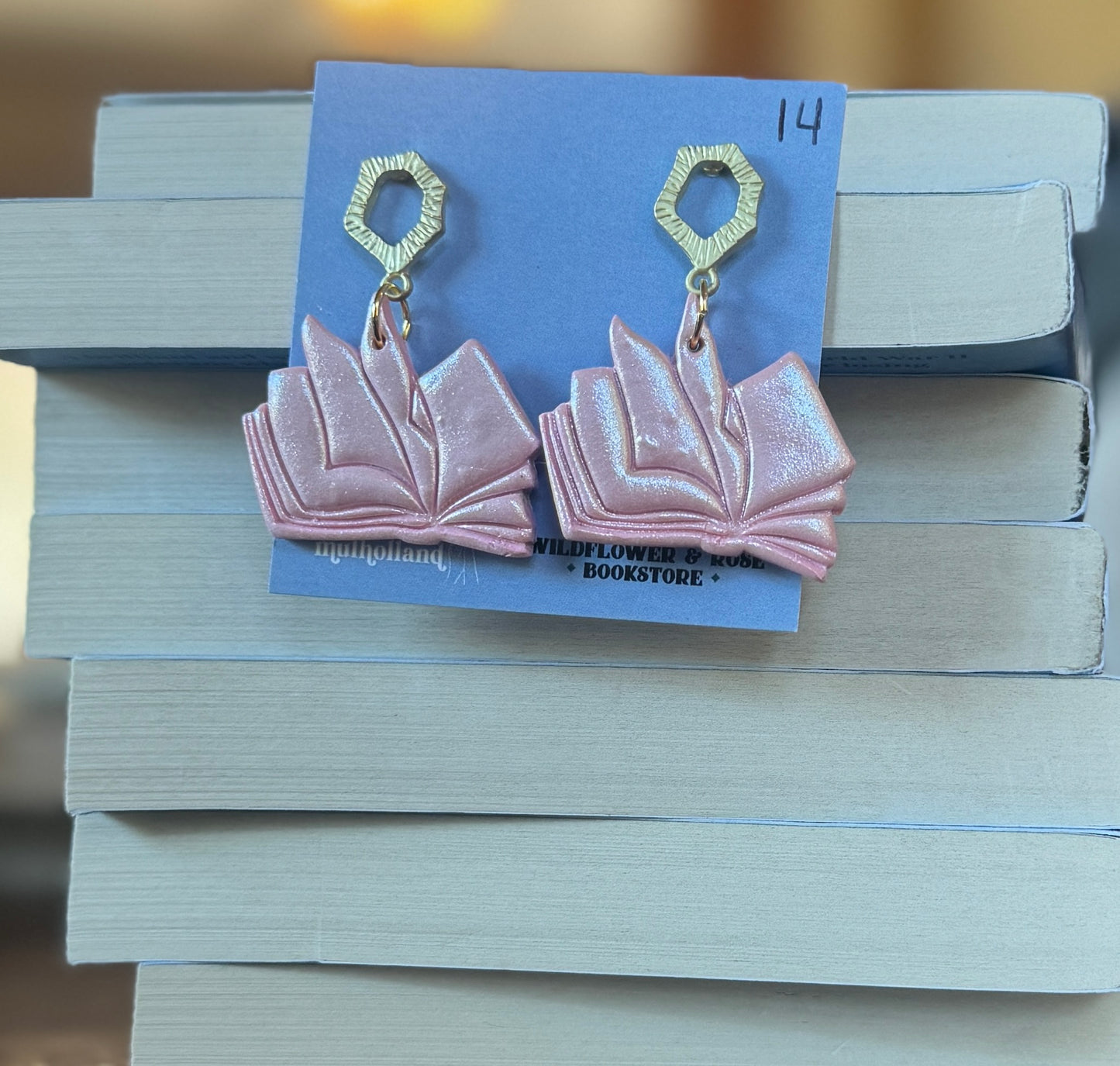 Open Book Earring Set by Main & Mulholland