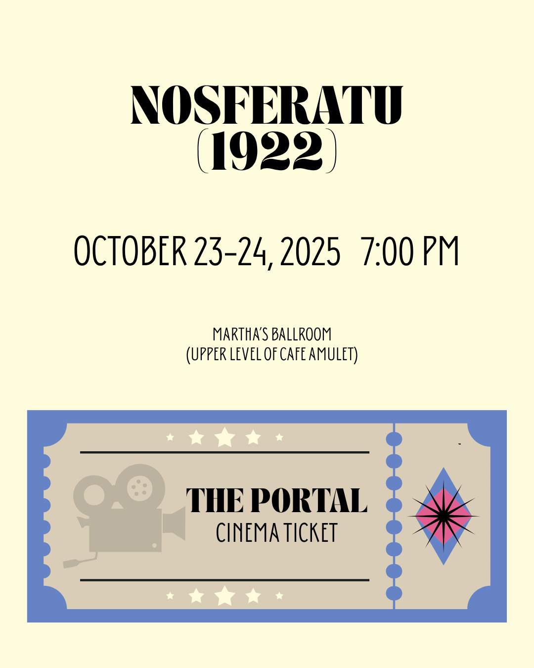 Nosferatu (1922) Ticket